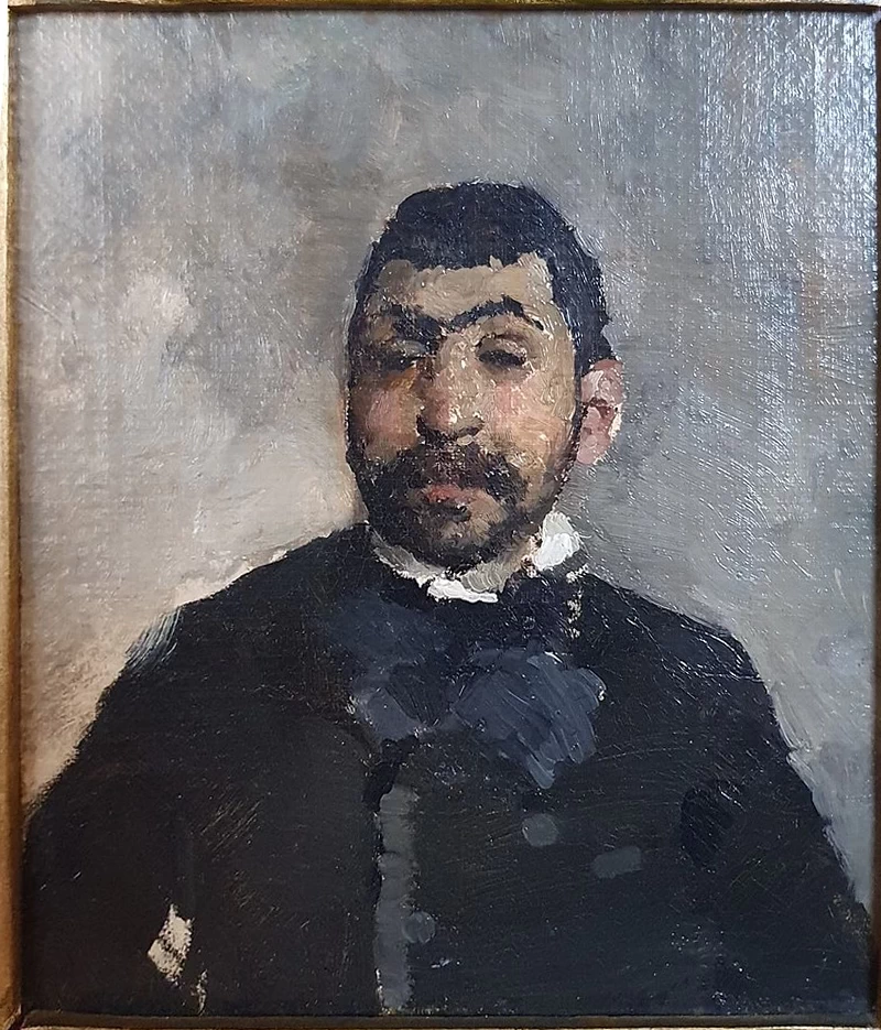 Ritratto del pittore António Ramalho - Casa, museu Dr. Anastácio Gonçalves, em Lisboa